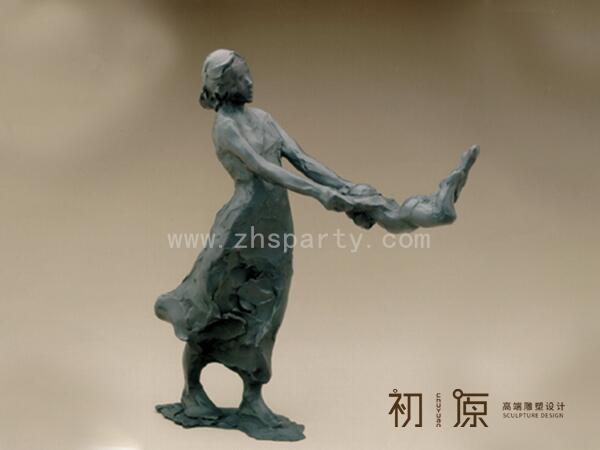 CYE-100女性铜雕塑