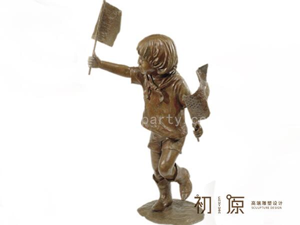 CYE-102儿童铜雕塑