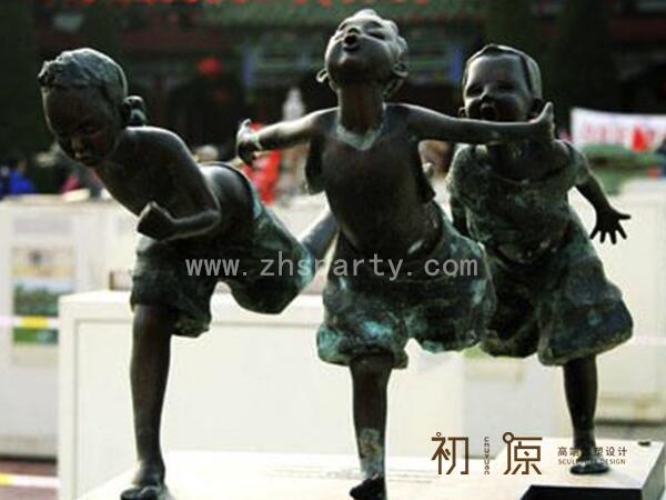 CYE-123儿童铜雕塑