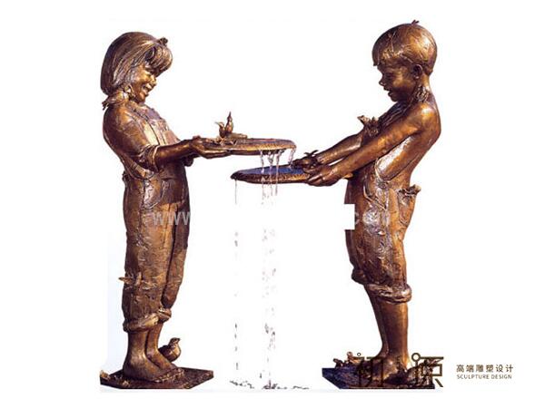 CYE-134儿童铜雕塑