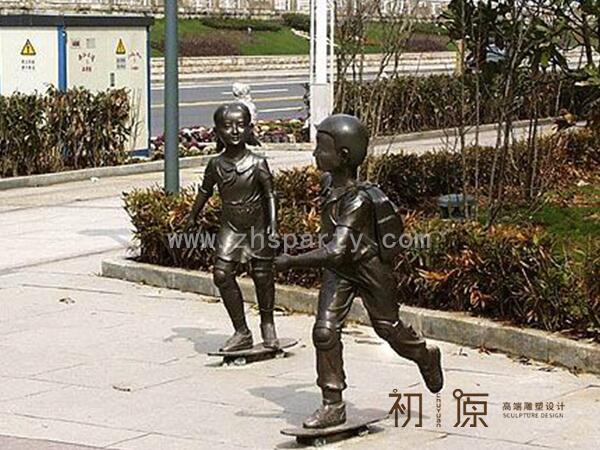 CYE-156儿童铜雕塑