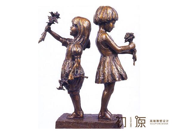 CYE-185儿童铜雕塑