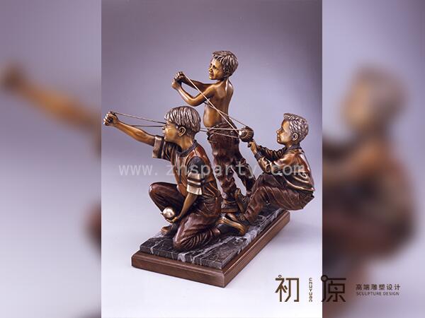 CYE-260儿童嬉戏铜雕塑