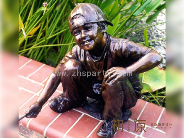 CYE-297儿童铜雕塑