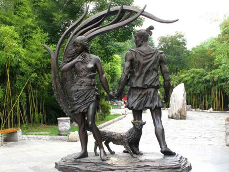 武汉江滩公园主题雕塑